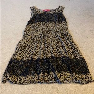 Leopard print dress